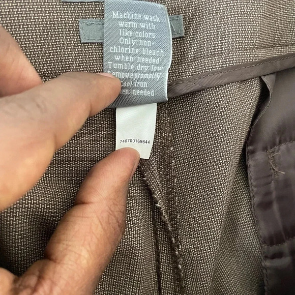 Apt.9 Dress Pants Women’s Maxwell Brown Cropped Sz 6 Slacks Cuffed Hem Workwear - Picture 4 of 5